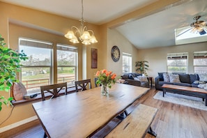 House (3 Bedrooms) | Front of property - Covered Patio: Lincoln Vacation Rental! (Lincoln)