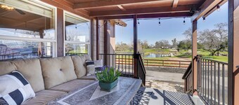 Covered Patio: Lincoln Vacation Rental!