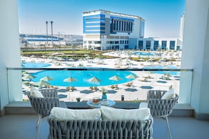 Cabana With Pool View | Terrace/patio - Tolip Hotel Olympic International City (New Cairo)