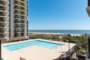 Pool - Oceanfront Building With Great Ocean and Bay Views (Ocean City)