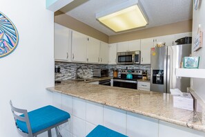 Fridge, microwave, stovetop, dishwasher - 2 Bedroom, 2 Bath with Ocean and Bay Views (Ocean City)