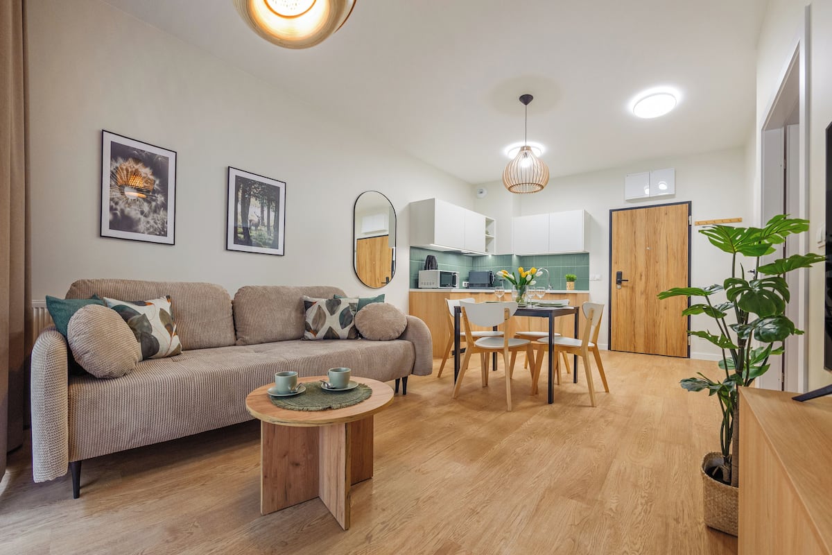 Family Apartment, 1 Bedroom, Terrace | Living area