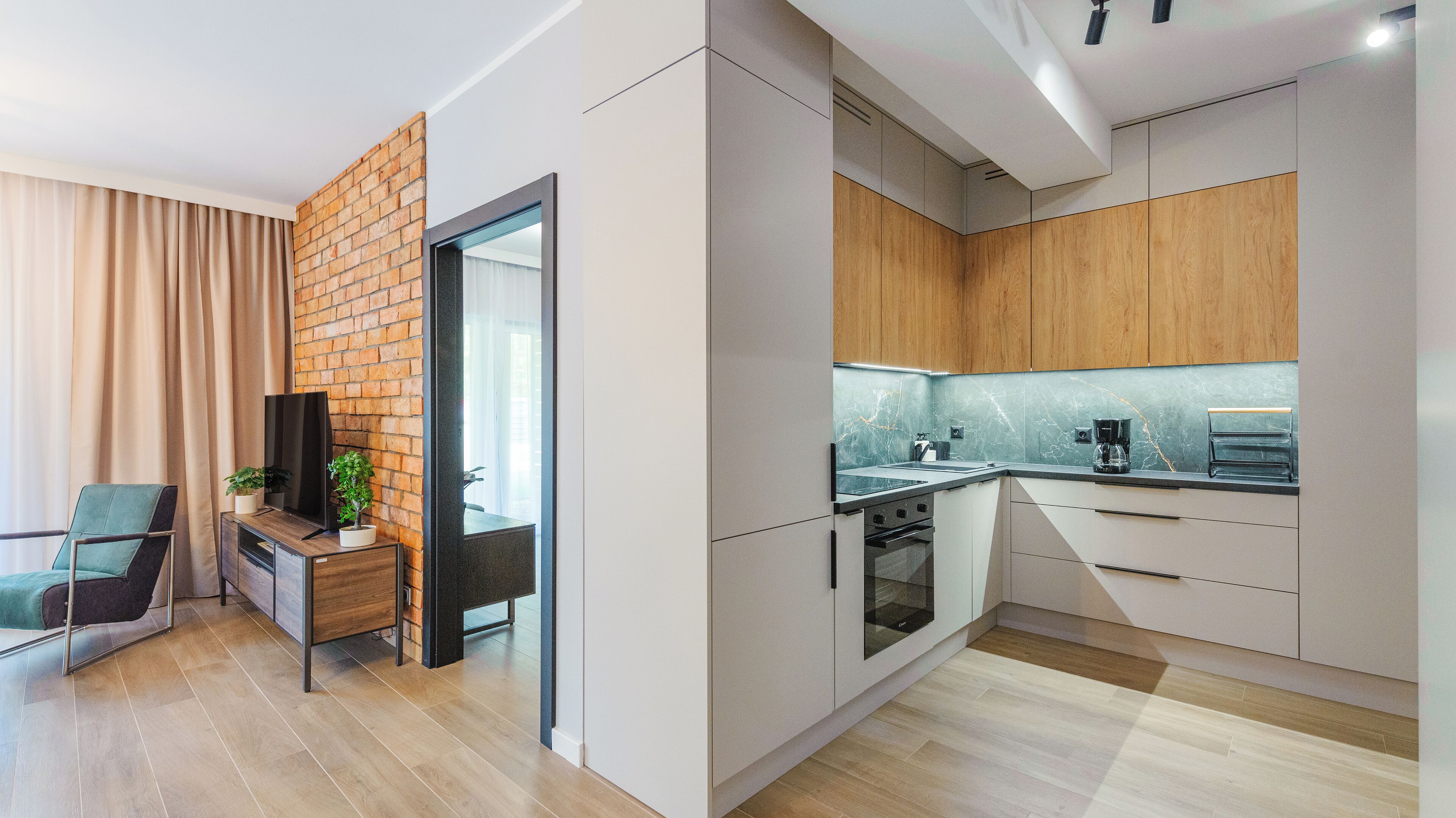 家庭公寓, 2 间卧室, 露台 | 私人厨房 | 冰箱、炉灶、电热水壶、厨具/餐具