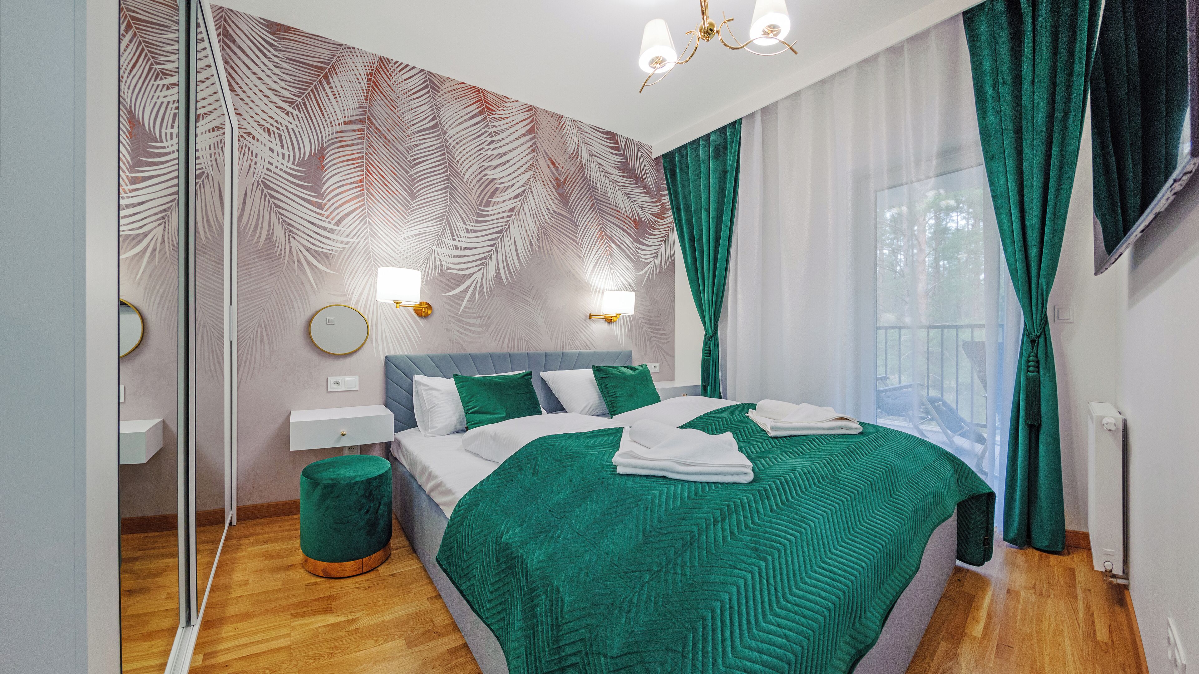 家庭公寓, 1 间卧室, 阳台 (5 os) | 床单