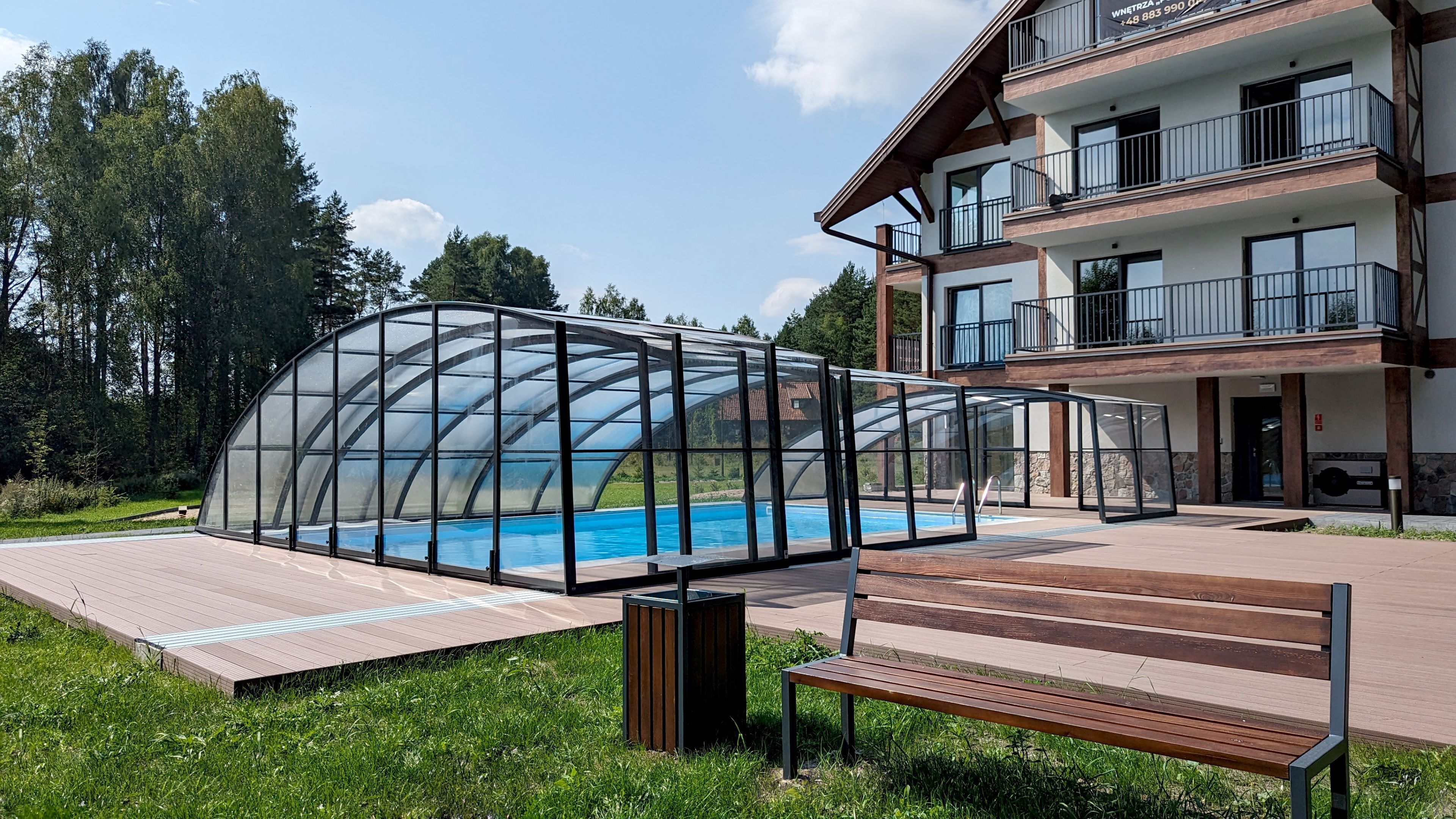 Seasonal outdoor pool