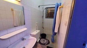 Shower, toilet paper