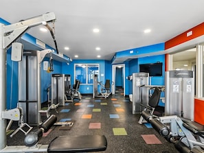 Shores of Panama Fitness Center - Shores of Panama #1129 | Stunning Views + Fun On-Site Amenities! (Panama City Beach)