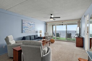 TV - English Towers 703 | 3 Bedroom Condo with Indoor Pool! (Ocean City)
