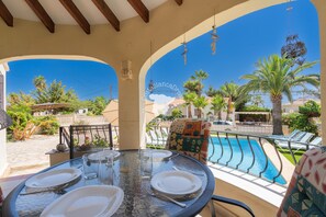 Outdoor dining - CostaBlancaDreams - Casa Colibri in Calpe (Calpe)