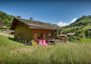 Exterior - 11-person family stay near ski slopes with sauna (Le Grand-Bornand)