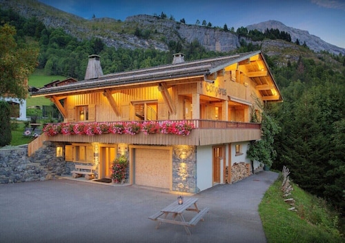 Berghütte-Joubarbe-Luxus-Bergblick-Ensuite