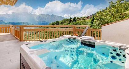 Chalet de luxe avec piscine et jacuzzi