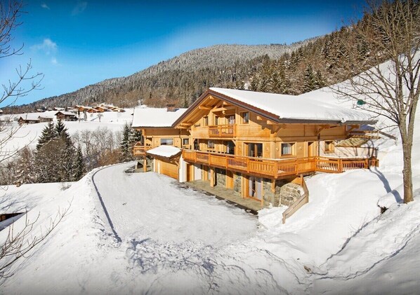 Exterior - Luxury chalet with swimming pool and jacuzzi (Manigod)