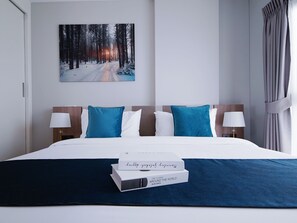 2 chambres, Wi-Fi, literie fournie