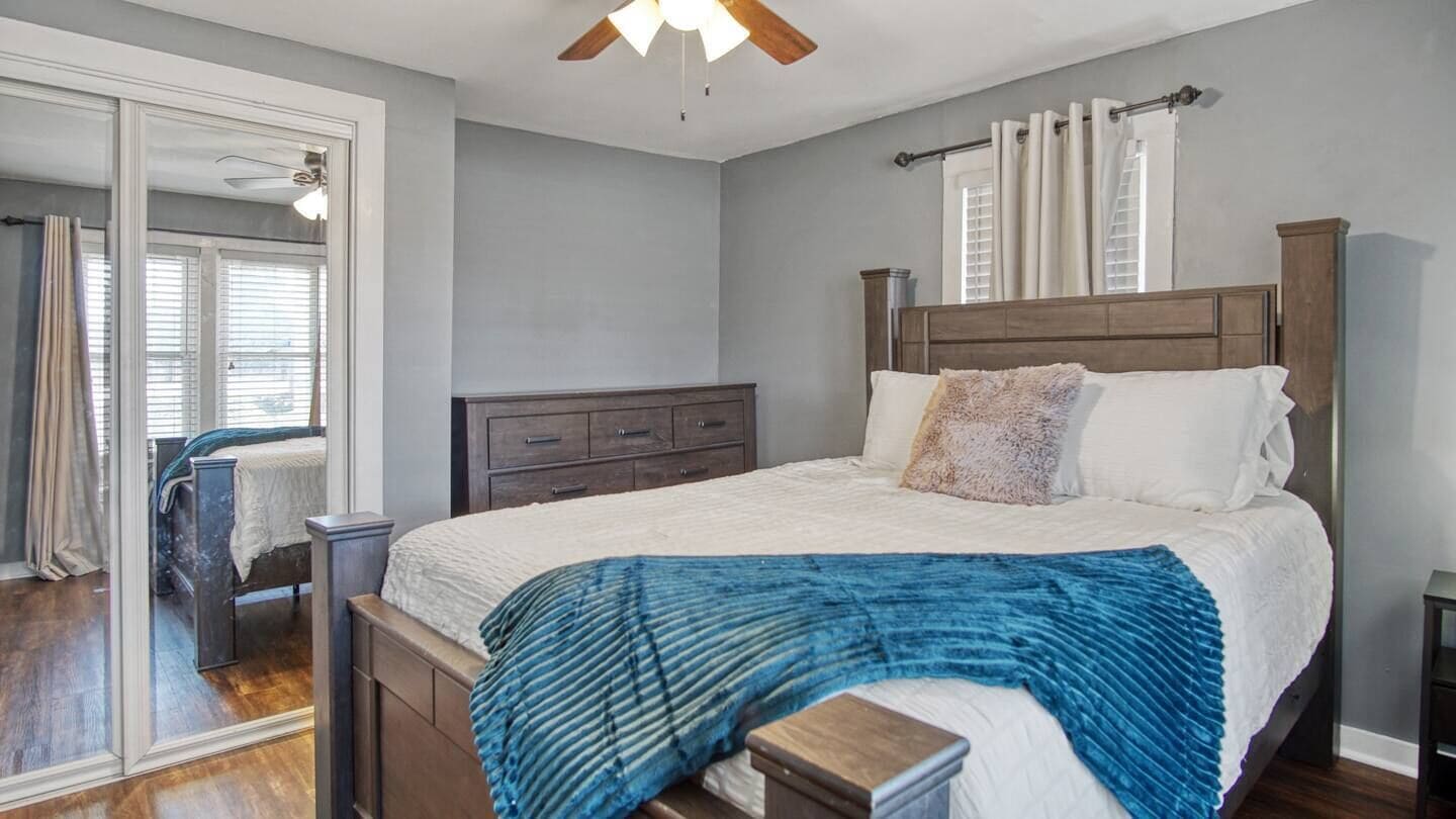 2 chambres, Wi-Fi, literie fournie