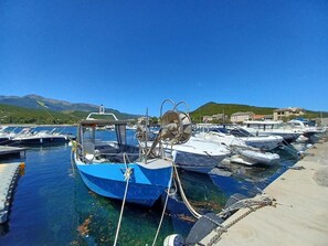 Marina - Les Citronniers - View on the sea and the little harbor of Santa Severa (Luri)