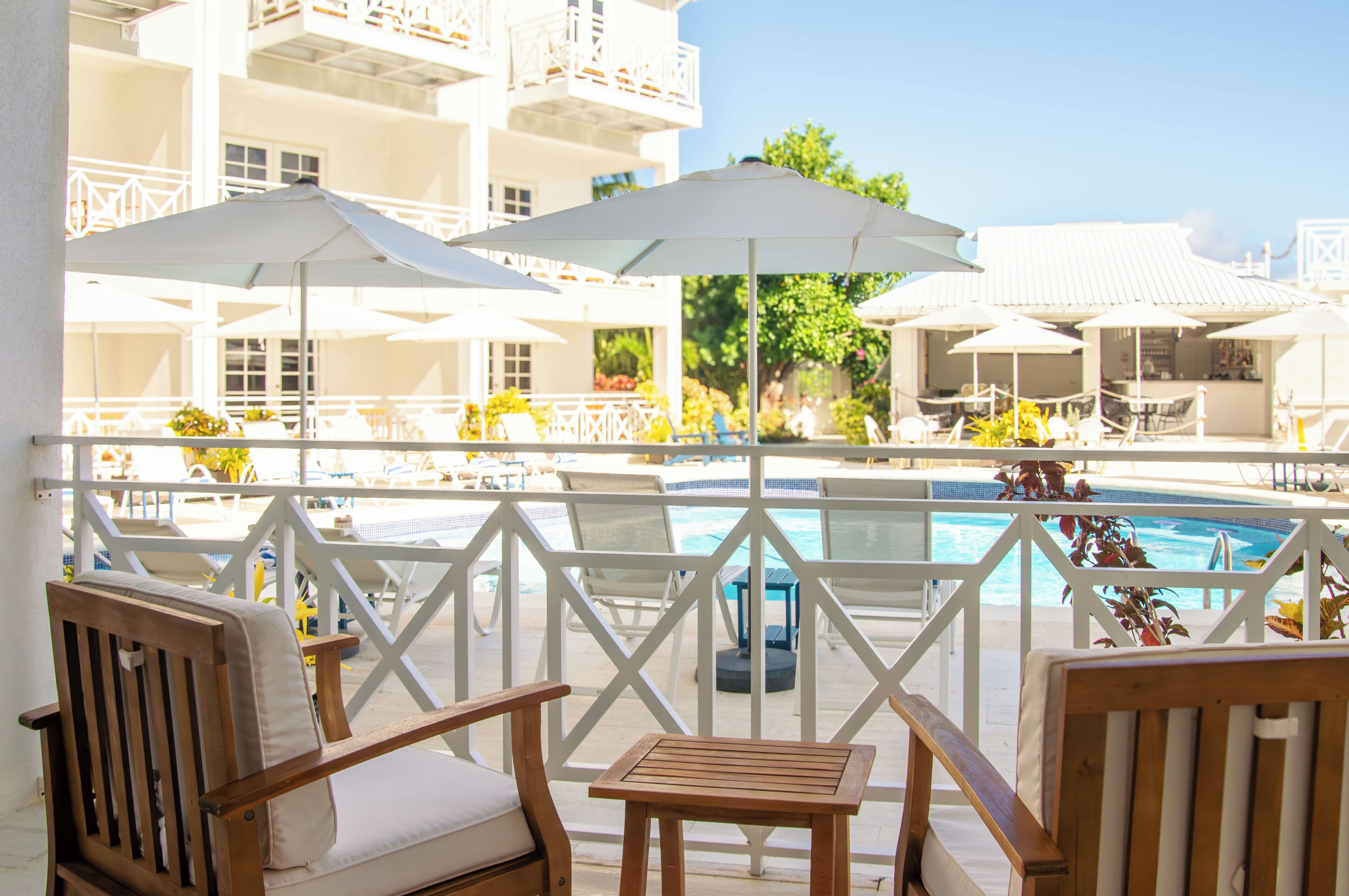 Standard Twin Room, Pool View | View from room