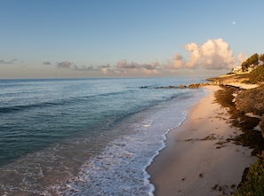 Beach nearby, white sand