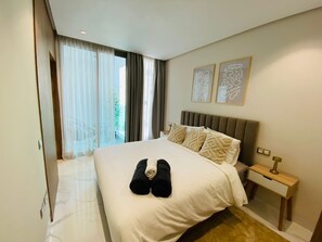 Departamento Deluxe, para no fumadores | 1 habitación, tabla de planchar con plancha, wifi gratis y ropa de cama 