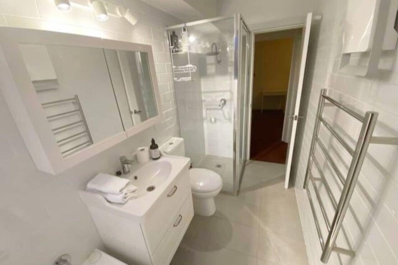 Hair dryer, towels