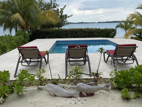 Walk to Village Beach Front Modern Home with Pool and Privacy