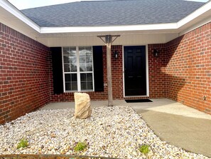 Exterior detail - Separate home for families (Foley)