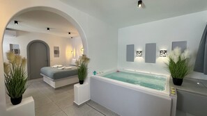 1 bedroom, hypo-allergenic bedding, in-room safe, individually decorated - Miracles Suites by Anastasia Princess, Adults Only (Santorini)