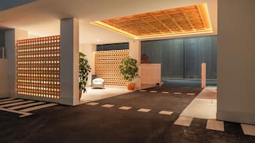 Façana frontal de l'allotjament