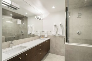 Hair dryer, towels