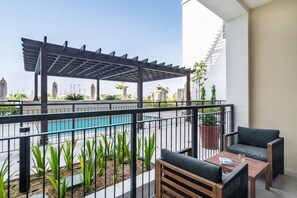 Comfort Apartment | 2 bedrooms, soundproofing, iron/ironing board, free WiFi - Sea View 2BR in Port de La Mer (Dubai)