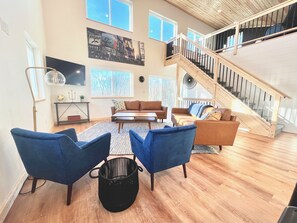 Living area - Lakeside Lookout, Brand New Build on Private Lake! (Phelps)