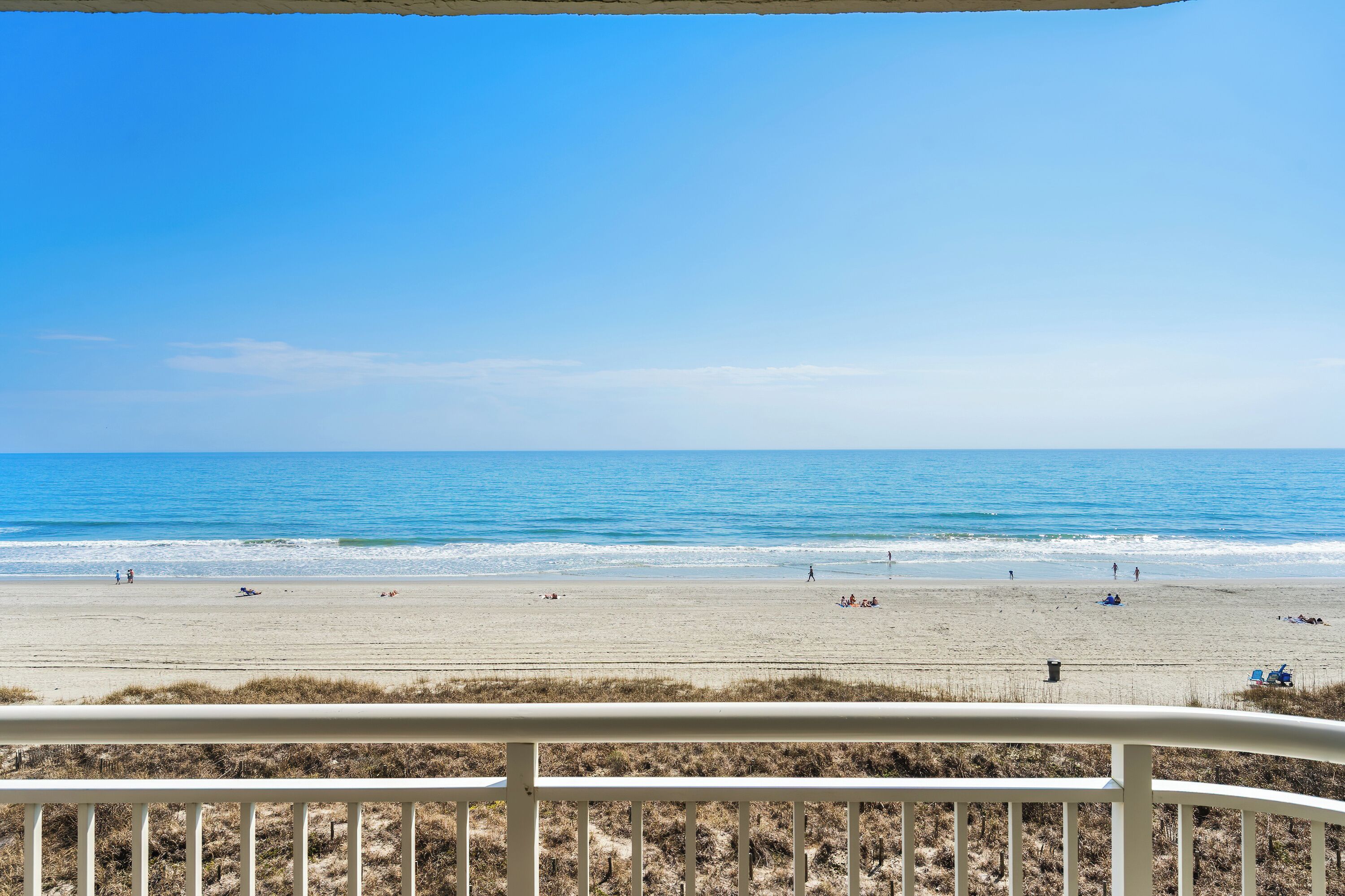 On the beach, beach towels