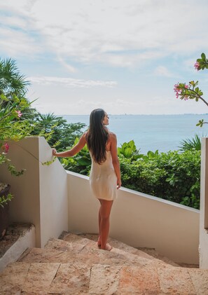 Garden view - Villa Chan Kah (Isla Mujeres)