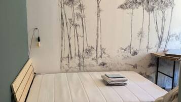 3 slaapkamers, een bureau, reisbedje, gratis wifi