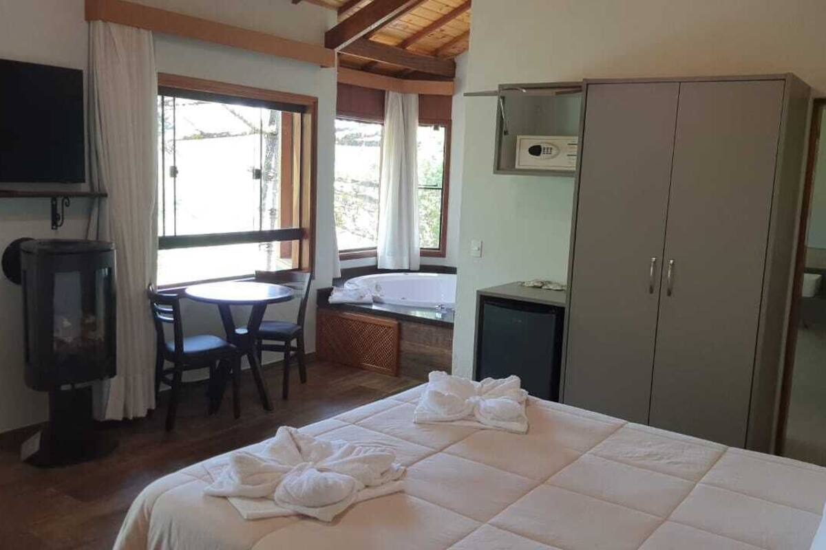 Exclusieve chalet | 1 slaapkamer, een kluis op de kamer, individueel gedecoreerd
