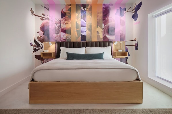 Deluxe-Doppelzimmer, 1 King-Bett | Hochwertige Bettwaren, Pillowtop-Betten, Minibar, Zimmersafe