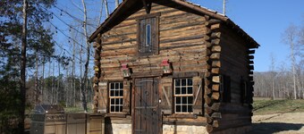 Cabin on Pond and Vineyard next to Aging Cave