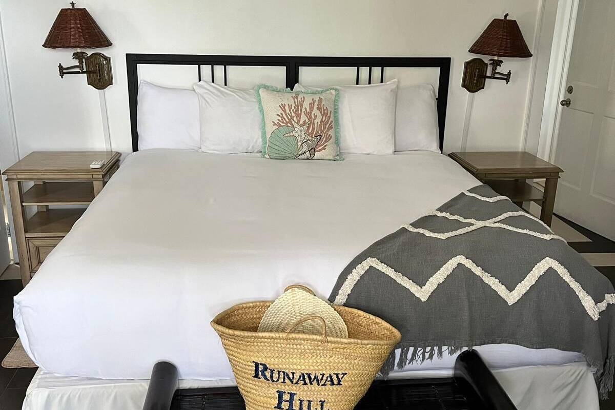 Room, 1 King Bed, Beach View, Oceanfront | In-room safe, desk, laptop workspace, blackout drapes