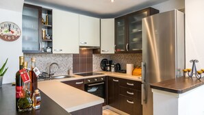 Coffee/tea maker, fridge, oven, stovetop - Villa La Musica (Istria - Čabrunići) (Čabrunići)