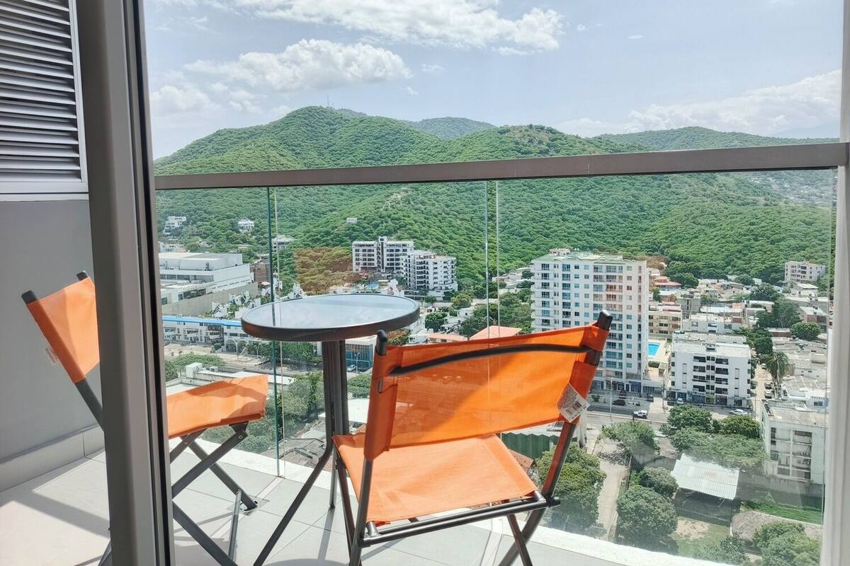 City Apartment | Balcony view