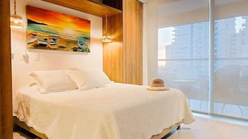 Estudio | Muebles diferentes, insonorización, wifi gratis y ropa de cama