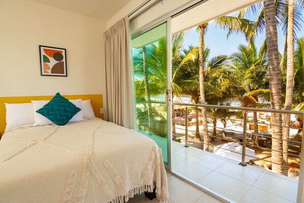 Double Queen Junior Bedroom Ocean View Balcony | Balcony view - Ma-Jo Sayulita Hotel (Sayulita)
