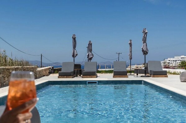 Una piscina riscaldata