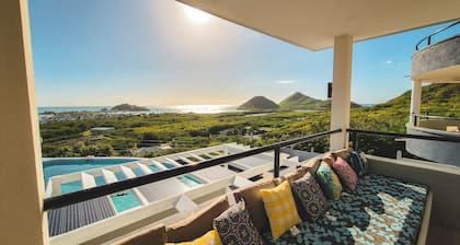 4 bedroom house in a serene section in hermitage with AC, WiFi & killer views