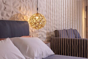 1 bedroom, iron/ironing board, bed sheets - Sandy Suite | Jacuzzi | 10min Walk to Ipsos Beach (Kato Agios Markos)