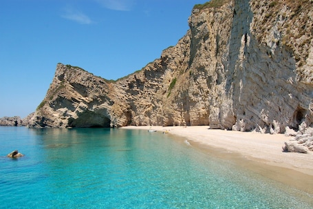 Beach. Andreas Hideaway Palaiokastritsa Apt 1-Sea at 150m