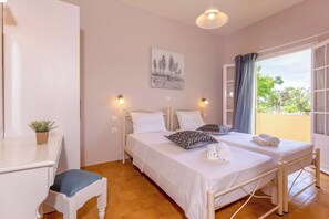 1 bedroom, iron/ironing board, bed sheets