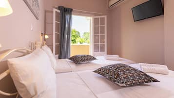 1 bedroom, iron/ironing board, bed sheets