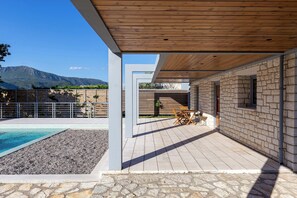 Terrace/patio - Villa Nikos | private pool - country views - BBQ (Corfu)