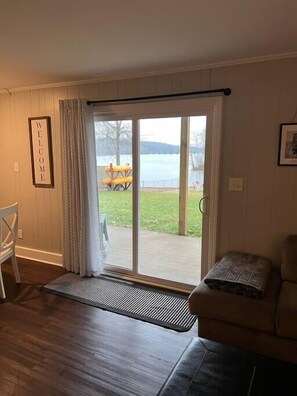 TV, offices - Belmont NC Riverfront 2-Bedroom Garden Suite (Charlotte)